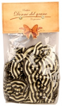 Marella Zebra Black and White Bowties(farfalle Magia Bianca) Hand Made Italian Pasta, 250-Grams Packages (Pack of 4)