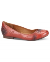 Walk a pretty path in the Paulette flats by Born shoes.