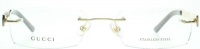 Gucci Glasses 2857 J5G Gold 2857 Rimless Sunglasses