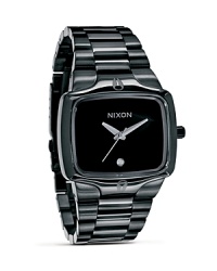 Time for an upgrade? Nixon's black flex watch is the kind of watch that works for all guys--it boasts the right balance of cool with a square face and a simple dial.