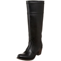 FRYE Women's Jane 14L Boot: Extended Calf,Black Smooth Full Grain Extended,8 M US