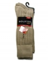 Gold Toe Men's Socks, Dress 4 Pack Paisley Stripe, Khaki