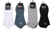 4 PACK: Mens Polo By Ralph Lauren Ultra Soft Athletic Cotton Socks - Multicolor (Size: One size)