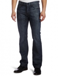 7 For All Mankind Men's Standard Classic Straight Leg Jean in Dark Blue Black