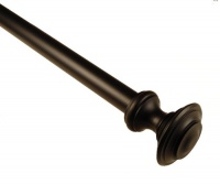 BCL Drapery Hardware 1STBK86 Clifton Curtain Rod