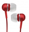 Coby CVEM79RED Jammerz Platinum High-Performance Isolation Stereo Earphones, Red