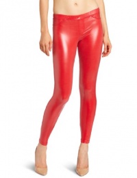 HUE Women's Lacquer Legging, Red Alert, Medium