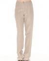 Armani Collezioni BEIGE Linen Pants Trousers, 8, Beige