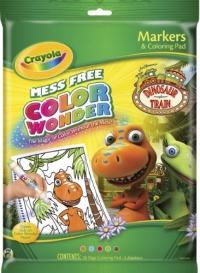 Crayola Color Wonder Dinosaur Train Coloring Pad Markers