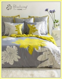 Blissliving Home Ashley Citron Reversible Duvet Set - Twin From Decorators Furniture Market