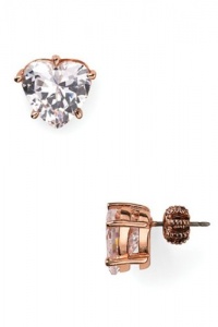 Juicy Couture CZ Heart Stud Earrings