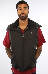 LRG Core Collection The Core Collection Puffy Vest in Black