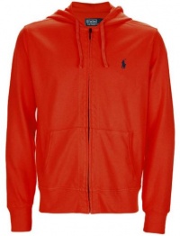 Polo Ralph Lauren Classic Lightweight Full-Zip Mesh Hoodie, Bittersweet, M