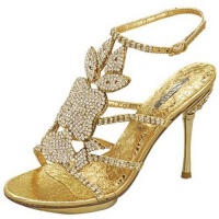 Celeste Joyce-08 Gold Metallic Color Evening Sandals, Size: 7 (M) US [Apparel]