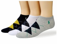 Polo Ralph Lauren Cotton Argyle Socks 3 Pair Sz 10-13 827024PK (ASST Assorted)