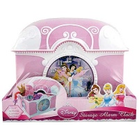 Disney Products - Disney Princess Alarm Clock with Compartment, 6H - size 6in x 5in x 4in