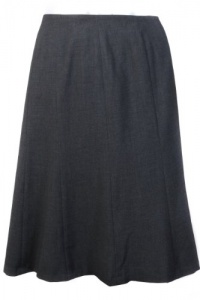 Calvin Klein Women's Flare Suit Skirt 4 Charcoal [Apparel]