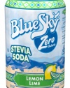 Blue Sky ZERO Calorie Lemon Lime Stevia Soda, 12-Ounce Cans (Pack of 24)