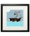 Ahoy! Encourage little ones to seek out adventure, treasure and the occasional scallywag with this terrific framed art for their bedroom or play area.