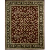 Nourison 2000 2002 Octagon Rug, Burgundy, 10.0-Feet by 10.0-Feet