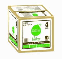 Seventh Generation Free & Clear Diapers, Super Jumbo Box -- Stage 4,  54 Count