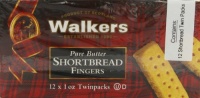 Walkers Shortbread Fingers, 1-Oz Twin Packs Cookies, 24-Count