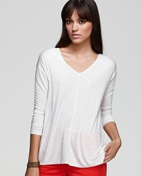 Get back to basics in a Vince slub sweater. A clean v neckline and comfy design simplifies your wardrobe.