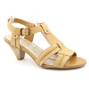 Giani Bernini Agata Open Toe Wedge Sandals Shoes Tan Womens