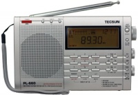 Tecsun PL-660SLV Portable AM/FM/LW/Air Shortwave World Band Radio with Single Side Band, Silver