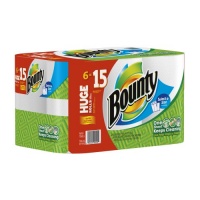 Bounty Huge Roll Select-A-Size, White, 6 Count