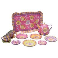 Schylling Toys Musical Tin Tea Set