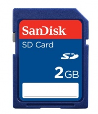 SanDisk 2 GB SD Flash Memory Card SDSDB-002G-B35