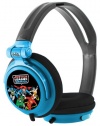 iHip DCF2400JL Classic Justice League Hi-Fi Noise Reducing, Folding Headphones Black/Blue