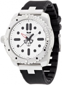 Vestal Men's RED3S01 Restrictor Diver 43 Silver White Watch