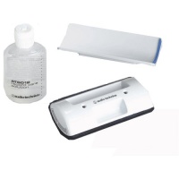 Audio Technica AT6012 Record Care Kit - Includes Record Care Solution, Brush Pad, Storage Base and Adhesive Tape