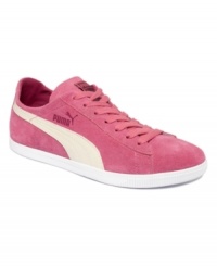 Puma's Glyde Lo sneakers combine the designer's classic silhouette with interesting colors and finishes.