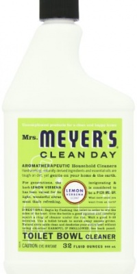 Mrs. Meyer's Clean Day Toilet Bowl Cleaner, Lemon Verbena, 32-Ounce Bottles (Case of 6)