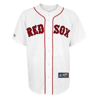 MLB Boston Red Sox Home Replica Baseball Youth Jersey, White