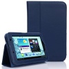 SupCase Samsung Galaxy Tab 2 7.0 GT-P3113 Slim Fit Leather Case with Stand - Deep Blue