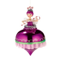 Department 56 Nutcracker Suite Treat Christmas Trim Sugar Plum Fairy Ornament, 7-Inch