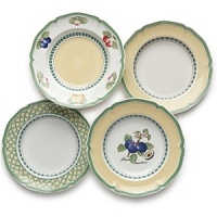 This cheerful collection combines delicious designs to be mixed & matched to create a tempting display for your table. Dinner plate, salad plate, bread & butter plate, rim soup bowl are available in four different styles: Fleurence, Valence , Orange, Vienne. All accessories available in Fleurence.