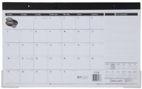 AT-A-GLANCE Recycled Compact Desk Pad, 17 x 10 Inches, White, 2013 (SK14-00)