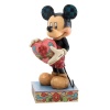 Disney Traditions by Jim Shore Mickey Mouse with Heart Figurine, 4-3/4-Inch