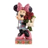 Enesco Disney Traditions by Jim Shore Minnie Mouse with Roses Figurine, 6.5-Inch