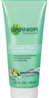 Garnier Moisture Rescue Fresh Cleansing Foam, 6.80 Fluid Ounce