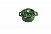 Staub Mini .25 Quart Round Cocotte, Basil