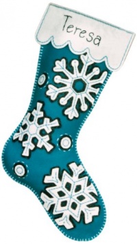 Dimensions Felt Applique, Flurries Stocking