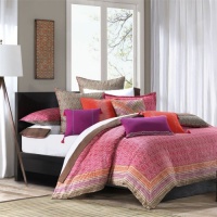 Echo Mayan Geo Duvet Cover - Multi - King