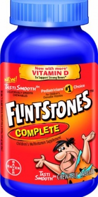 Flintstones Children's Complete Multivitamin Chewable Tablets, 150-Count Bottles (Pack of 2)