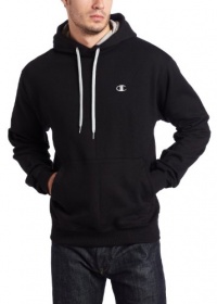 Champion Men's Champion Eco Fleece Pullover Hoodie, Black, Large